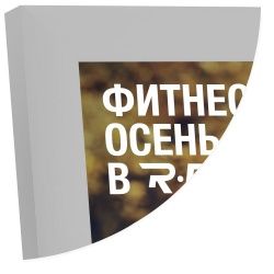 Рамка Нельсон 62 40х60, серебро матовое анодир. в Новосибирске - картинка, изображение, фото